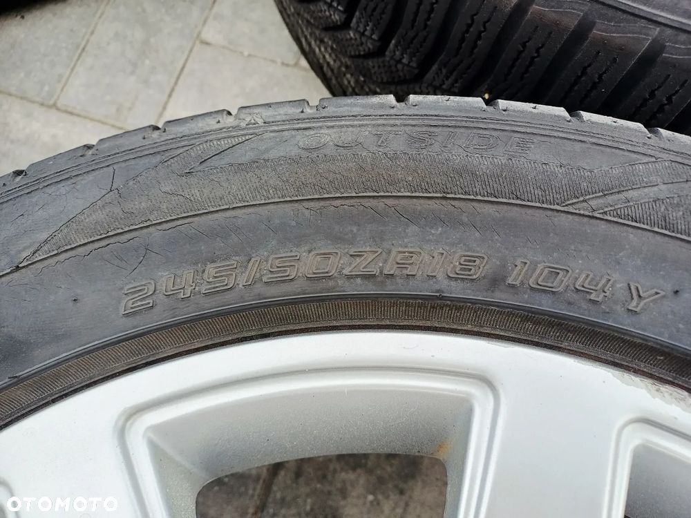FELGI Z OPONAMI KOŁA ALUMINIOWE AUDI A3 A4 A6 A8 R18 5X112 ET43 8Jx18H2 4E0601025AB NR24 - 7