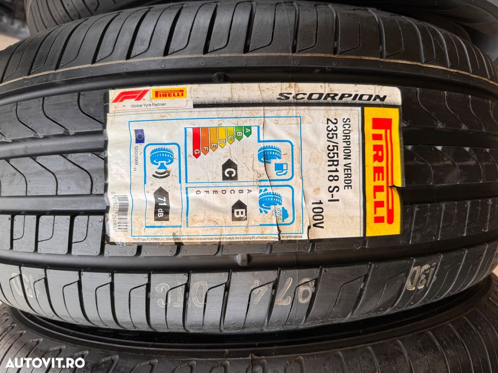 Vând 4 anvelope 235/55/18 Pirelli de vară noi - 2