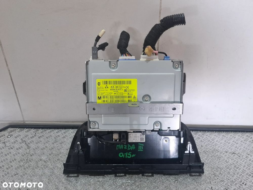 Wyświetlacz nawigacji radia moduł sterownik Mazda III 2015 rok nr BHP1611J0D BAAR669C0J - 5