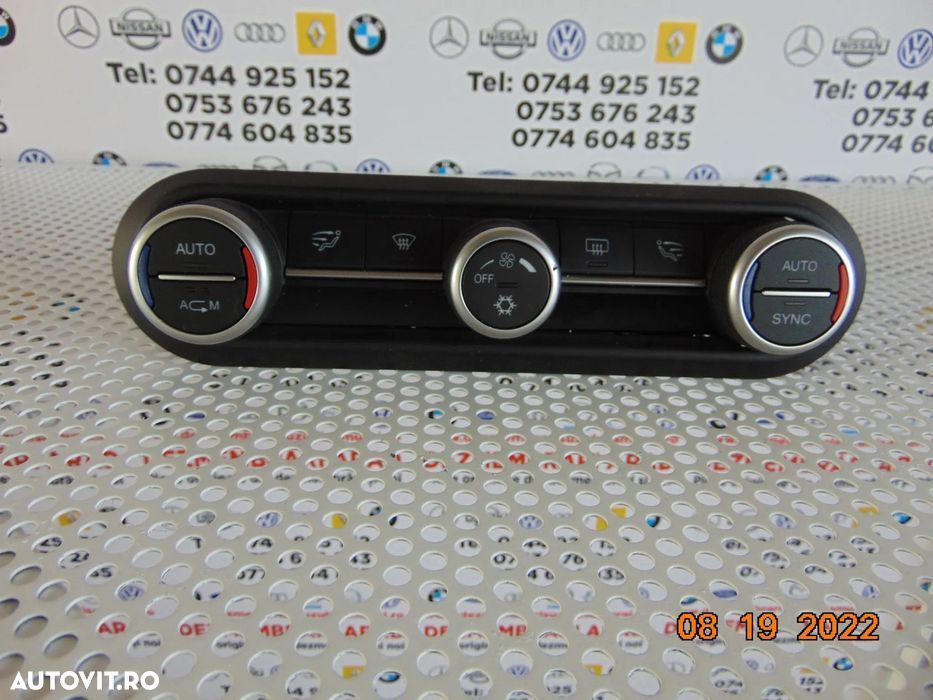 Panou climatronic Alfa Romeo Stelvio cmenzi clima ac caldura aer stelv - 1