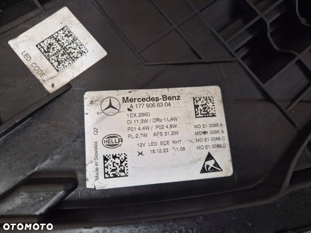 Mercedes A klasa W177 A1779066304 lift performance led lampa - 5