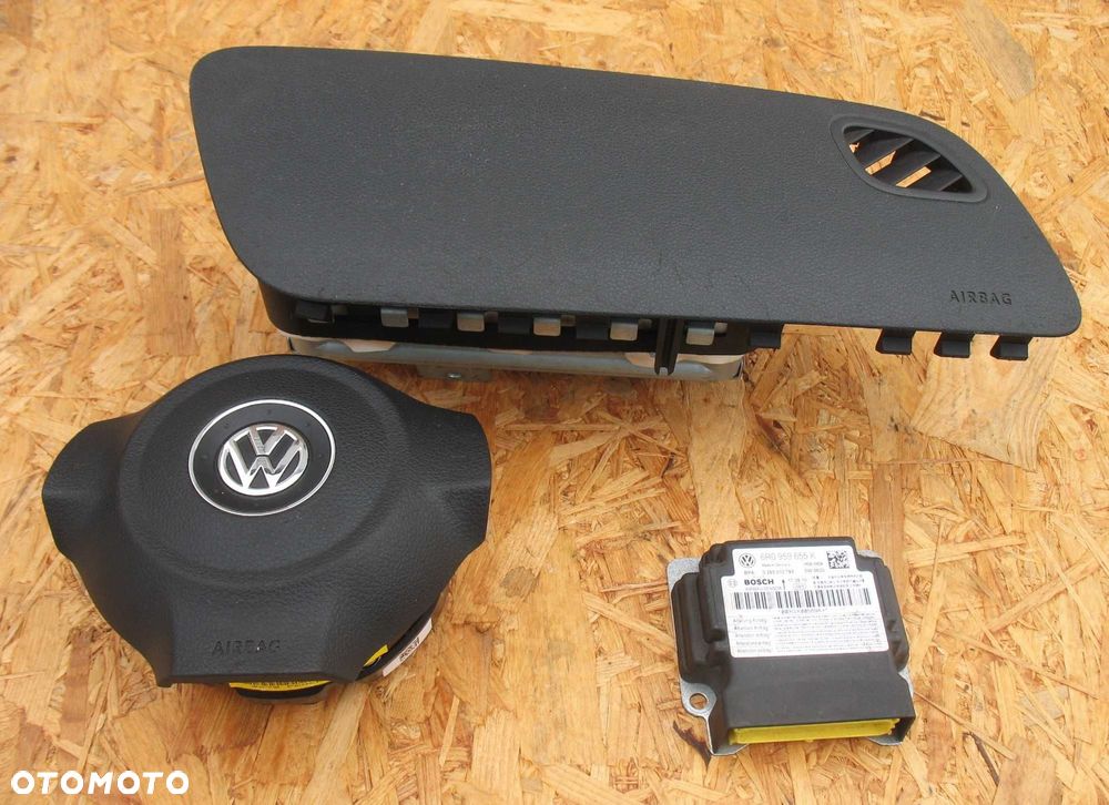 VW Polo 5 V 6R poduszki powietrzne Airbag komplet - 2