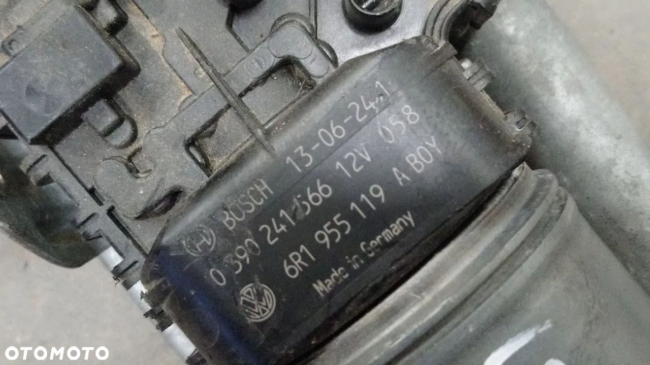 SILNICZEK, MECHANIZM WYCIERACZEK PRZÓD VOLKSWAGEN POLO V 6R1955119A - 3