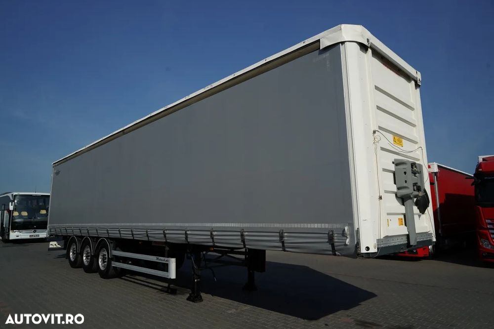 Fruehauf / SEMIREMORCĂ CU PRELATĂ (CURTAINSIDER) / STANDARD / PODEA REZISTENTĂ (HEAVY-DUTY) / AXĂ RIDICABILĂ / - 8