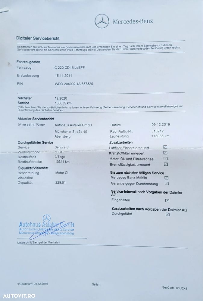 Mercedes-Benz C 220 CDI Avantgarde Edition - 30