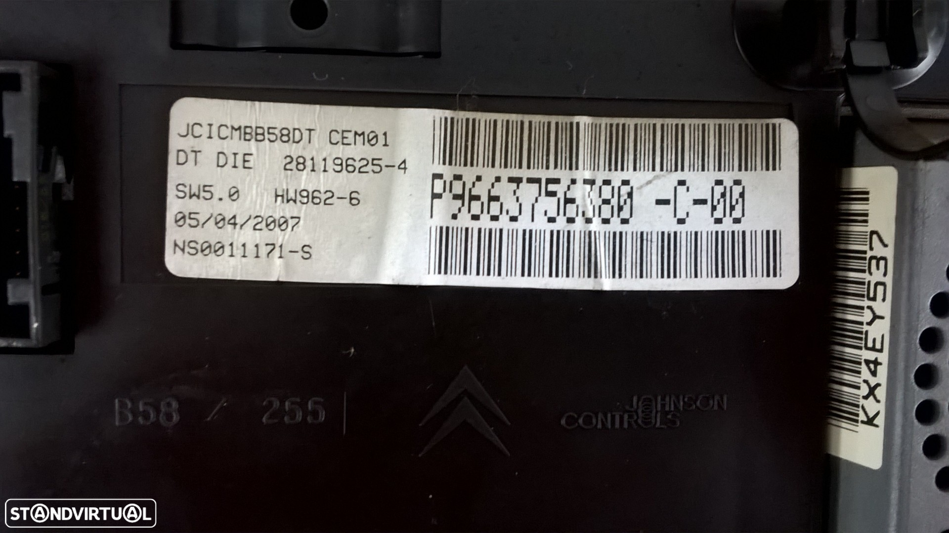 Quadrante / Computador de Bordo - 9663756380 / P9663756380 / 178162526 [Citroen... - 4