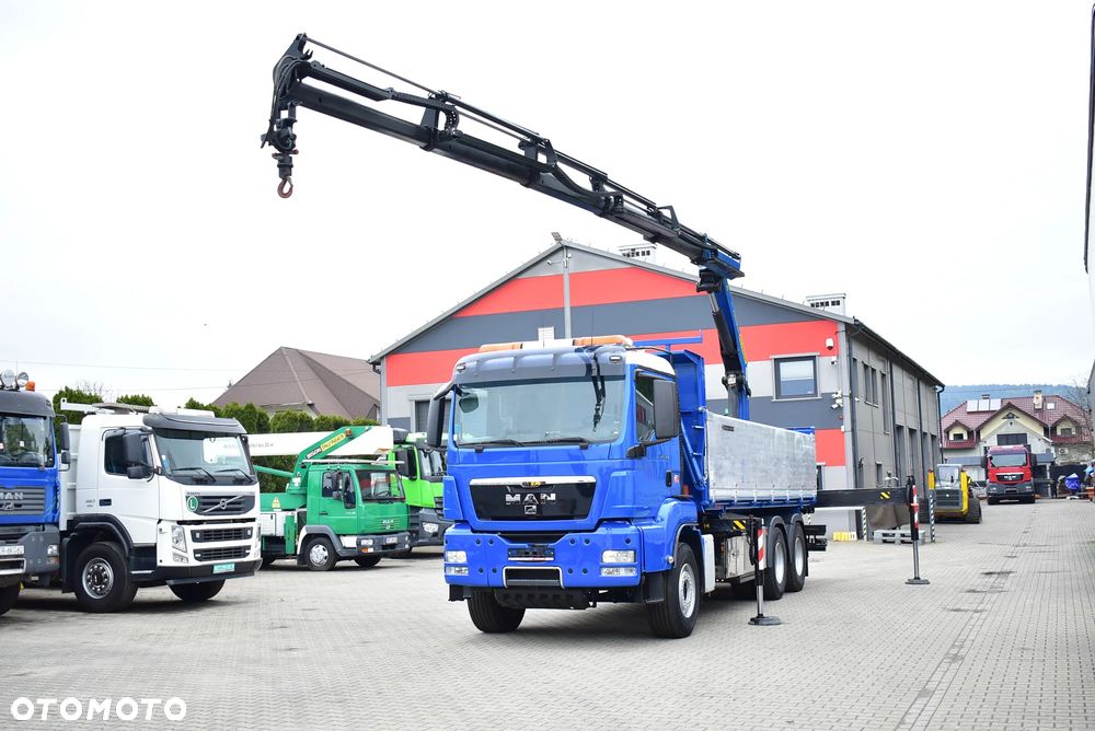 MAN TGS 33.480 6x4 BL Wywrotka 6.70m. + Palfinger PK 23002 SH / 5 i 6 Funkcja/ Rotator/  Retarder/ Pilot/ Kipper/ Kiper/ Crane/ HDS/ Kran/żuraw/ Manipulator / Sprowadzony ! - 11