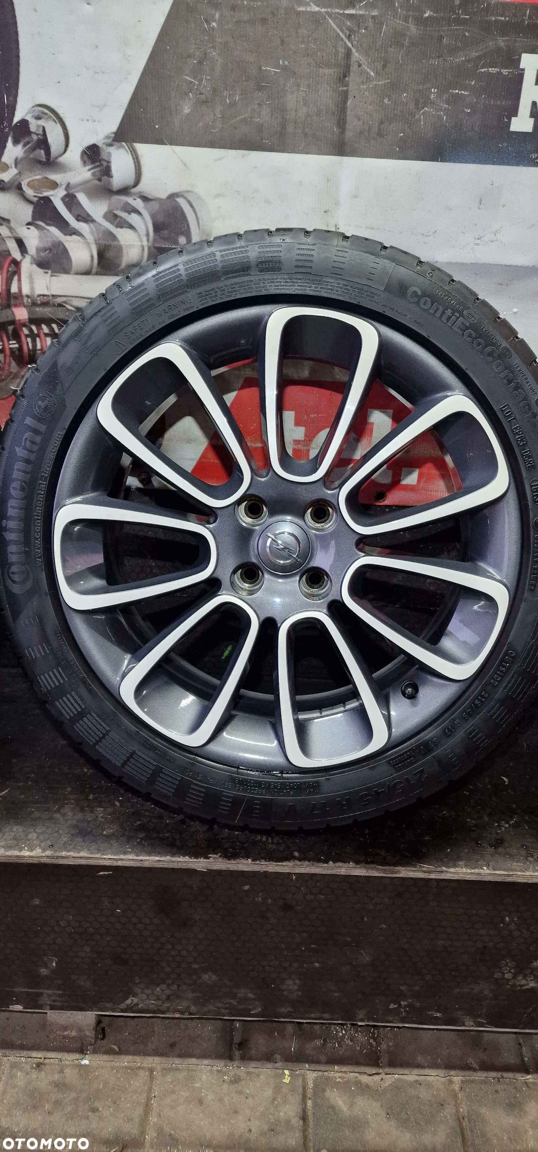 ALUFELGI +OPONY LETNIE Continental 215/45 17 OPEL Adam CORSA E 4X100 ET44 R17 - 14