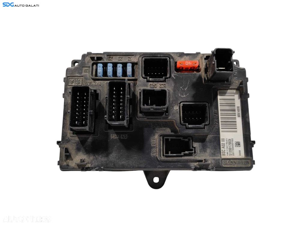 Modul Unitate Calculator Panou Tablou Sigurante BSC A02 00 Peugeot 407 2004 - 2010 Cod 9656148080 S1200170031 BSC A02 00 [L5144] - 1