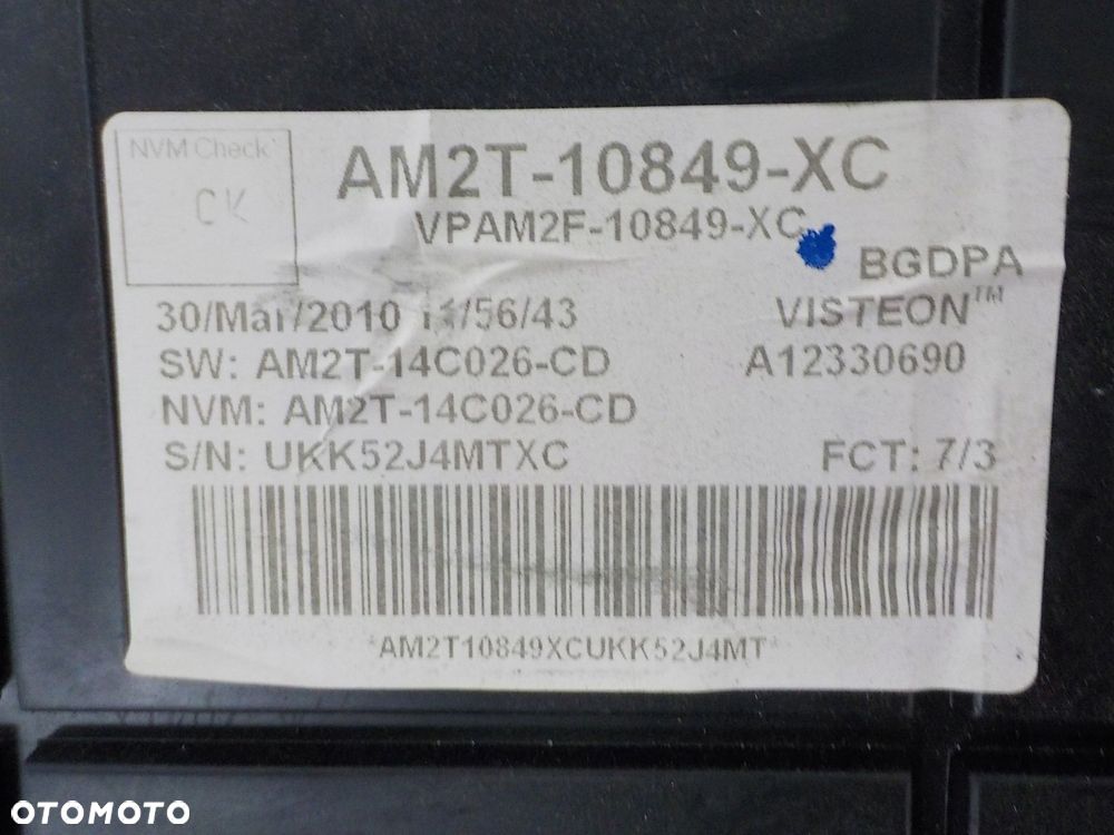 FORD MONDEO MK4 S-MAX LICZNIK CONVERS AM2T-10849-XC - 2
