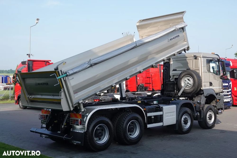 MAN TGS 41.480 / 8x6 / BASCULANĂ SPATE / MANUAL / NOU NOU / KH-KIPPER / - 7