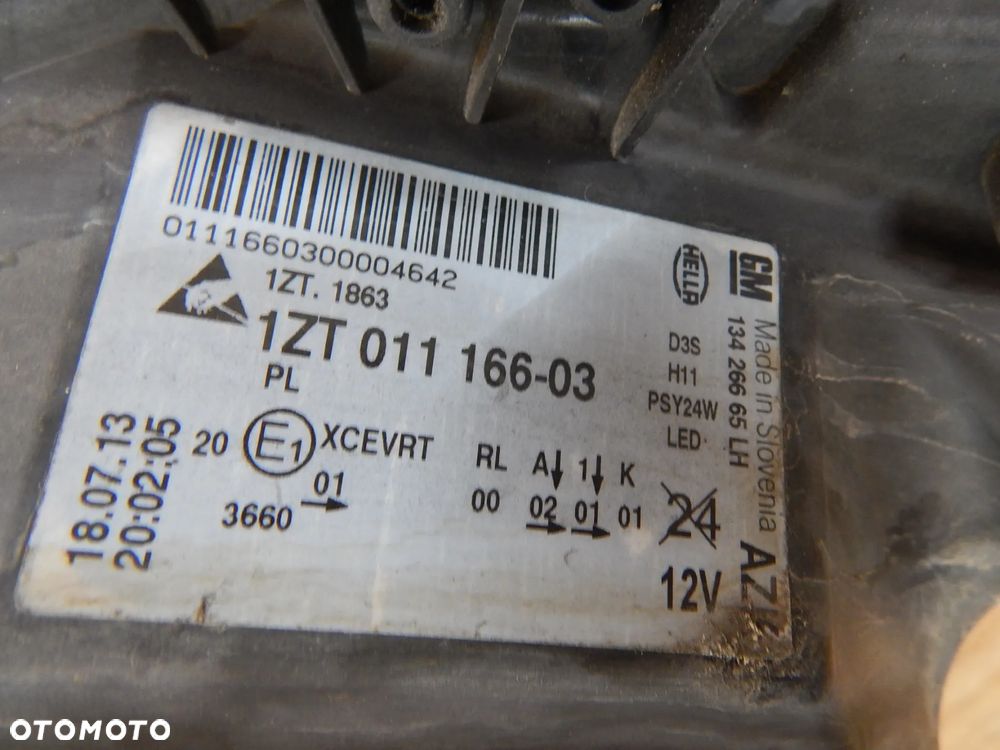 Lampa prawy przód LED xenon skrętny Opel Insignia A 13-17 LIFT Łuków części - 10