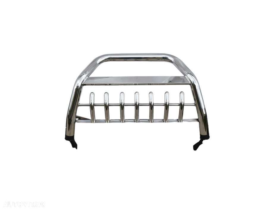 Bullbar INOX universal cu suport de proiectoare - 1