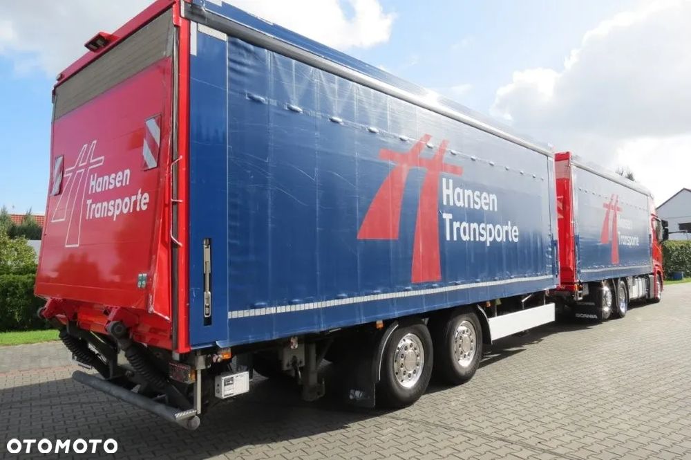 Scania ZESTAW SCANIA R500 ACC PLANDEKA FIRANA WINDA VOLL WYPOSAŻENIE OŚ  SKRĘTNA KLIMA POSTOJOWA TUV DO 04/26 SPROWADZONA Z DE - 4