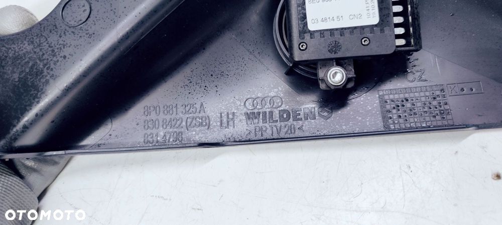 OSŁONA ZAŚLEPKA FOTELA LEWA AUDI A3 8P 8P0881325A - 5