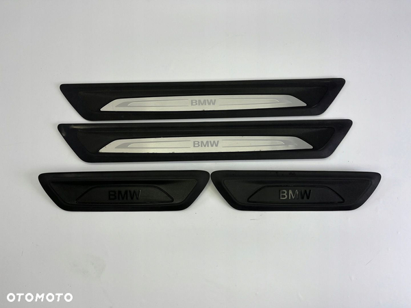 NAKŁADKI PROGOWE OZDOBNE LISTWY BASIS BMW X1 F48 2017 OE 7349673 OE 7263315