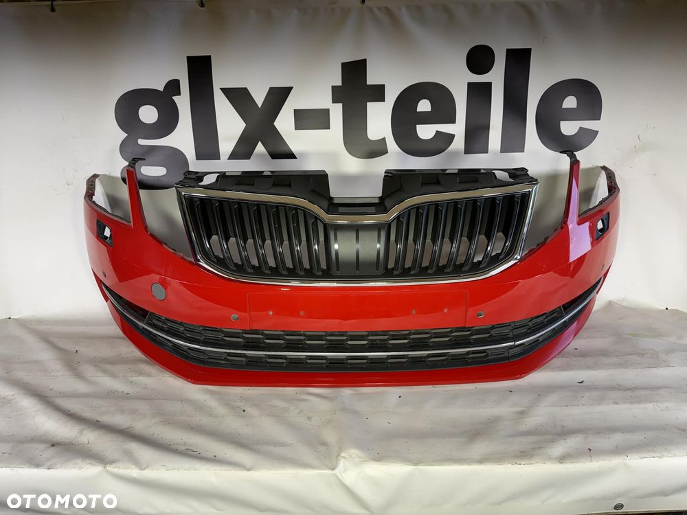 Skoda Octavia III Lift Zderzak Przód Przedni 4xPDC LF3K Sprysk 5E0807221N 16-20 - 1