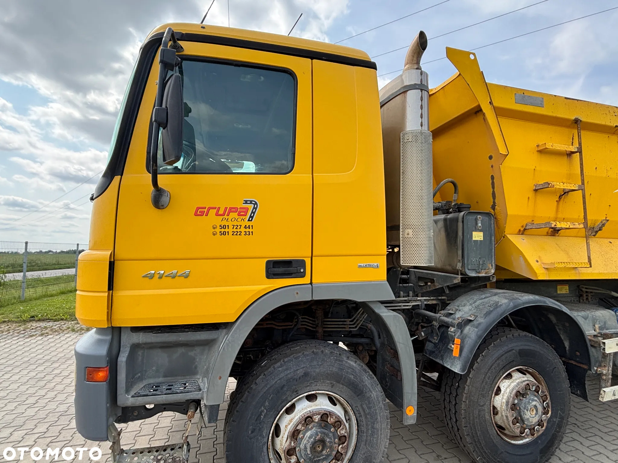 Mercedes-Benz ACTOROS 4144, skrzynia EPS, napęd 8x8 ,  wywrotka , wersja wzmocniona 5 piór tył, wywrotka , mulda , - 10