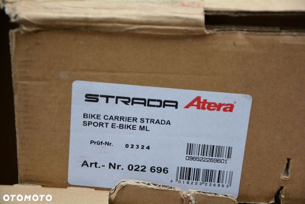Bagażnik na hak Atera Strada E-Bike ML na elektryki alu klucz - 5