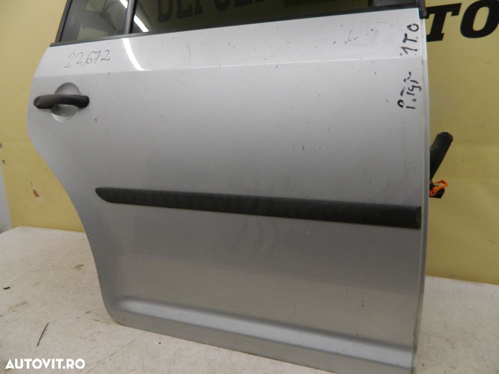 Usa dreapta spate VW Touran, 2003, 2004, 2005, 2006, 2007, 2008, 2009, 2010, 2011, 2012, 2013, 2014. - 6