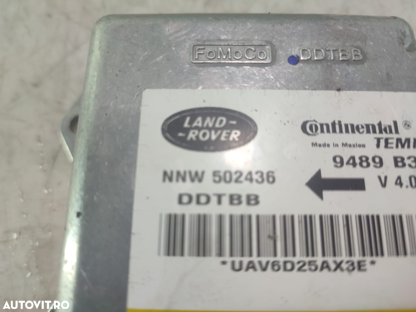 Calculator modul airbag Nnw502436 Land Rover Range Rover Sport 1 [200 - 2