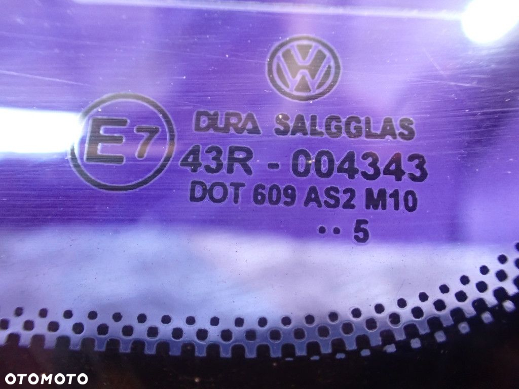VW TRANSPORTER T5 SZYBA KAROSERYJNA LEWY ŚRODEK LEWA OTWIERANA PRZESUWNA - 2