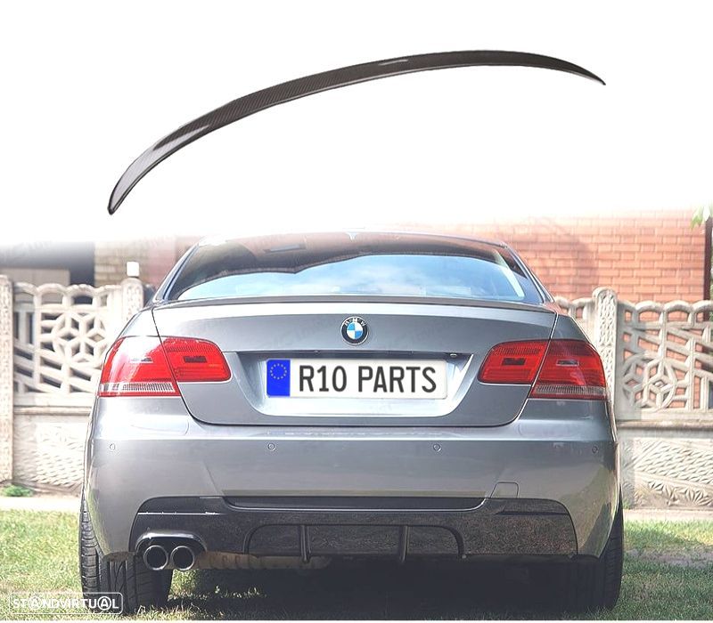 AILERON LIP SPOILER BMW E92 06-14 COUPE CARBONO LOOK M - 1