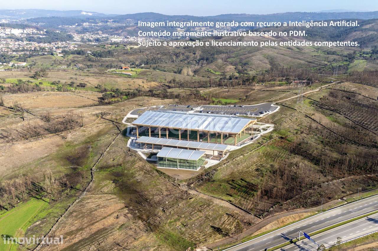 Terreno 36683 m², frente para a A41, Aguiar de Sousa, Paredes, Porto - Grande imagem: 3/60