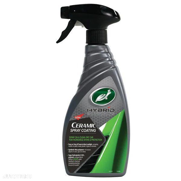 Solutie tratare vopsea cu ceara ceramica Turtle Wax 53353 Hybrid Solutions Ceramic Wax Coating 500ml - 1