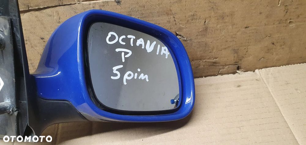 Lusterko zewnętrzne prawe 5pin 5 pinów Europa Skoda Octavia I 1U1857502M - 7