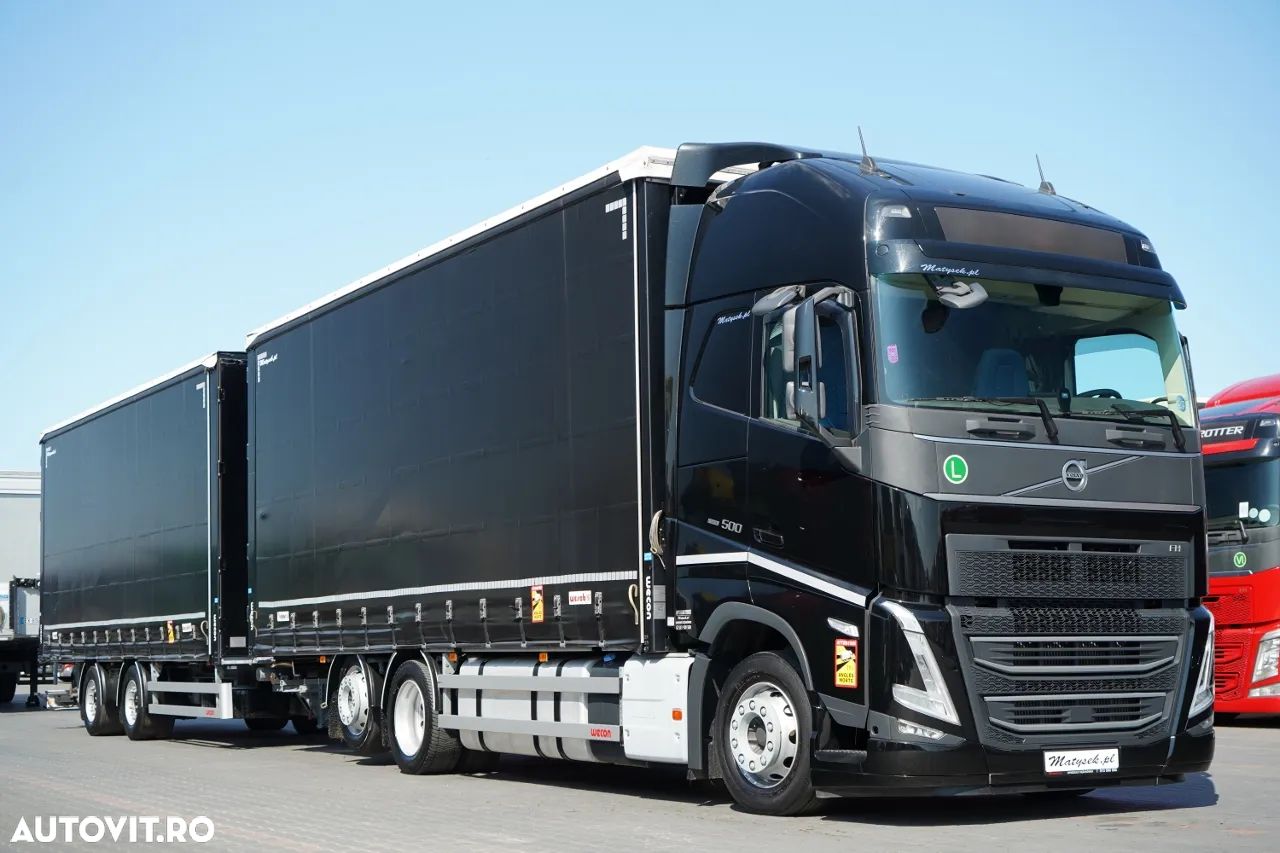 Volvo FH 500 / I-SAVE / XL / 120 M3 TANDEM TRAVEL SET / 2023 / I-PARK COOL / DOCURI SUSPENSION PENTRU CAMION / DUPA CONTRACTUL DE SERVICE GOLD - 1