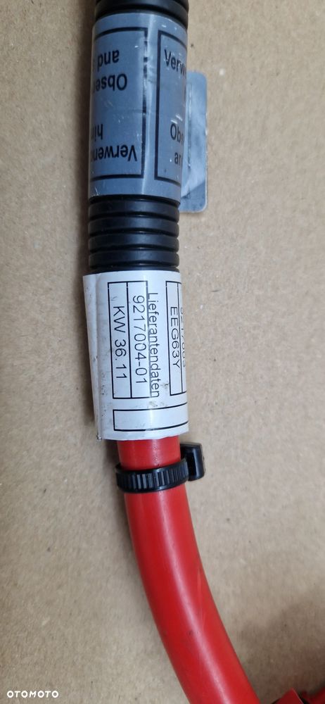 BMW E90 E91 E87 E92 E84 X5 E70 KLEMA PIROTECHNICZNA PLUSOWA 9115449 9115438 - 3