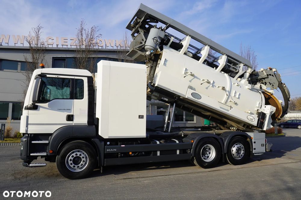 MAN TGS 26.360 E6 / Zabudowa WUKO Rivard 18 m3 / 180 tys. km / oś skrętna - 4