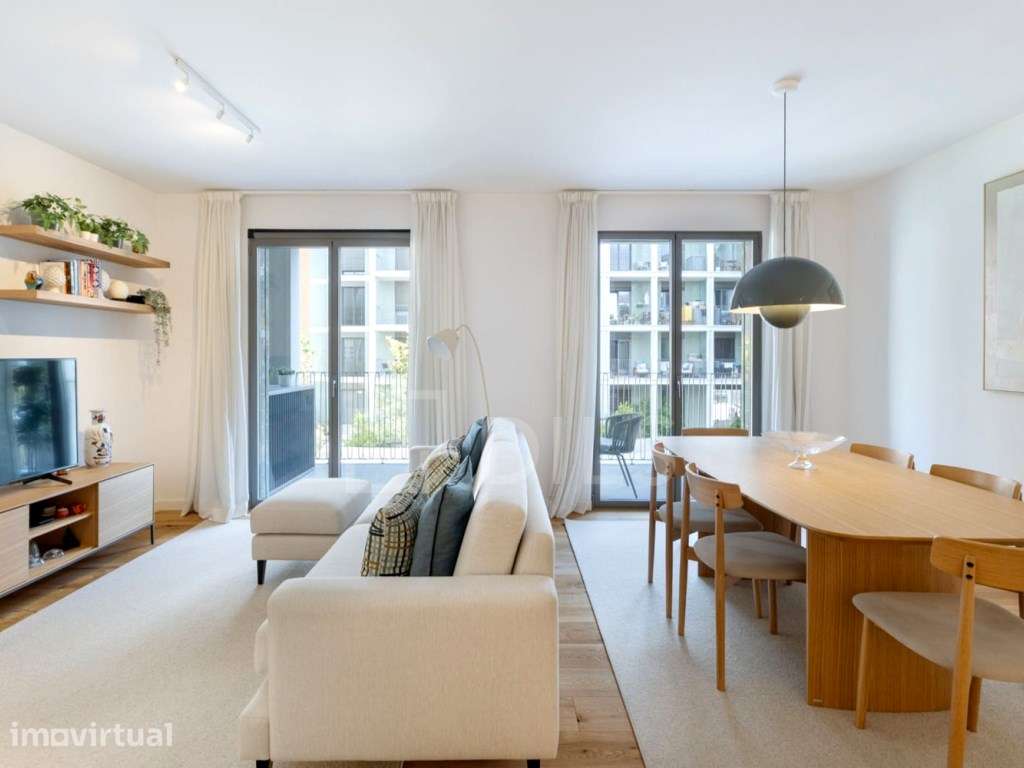 Apartamento T2 em condomínio com garagem e arrecadação - Grande imagem: 5/21