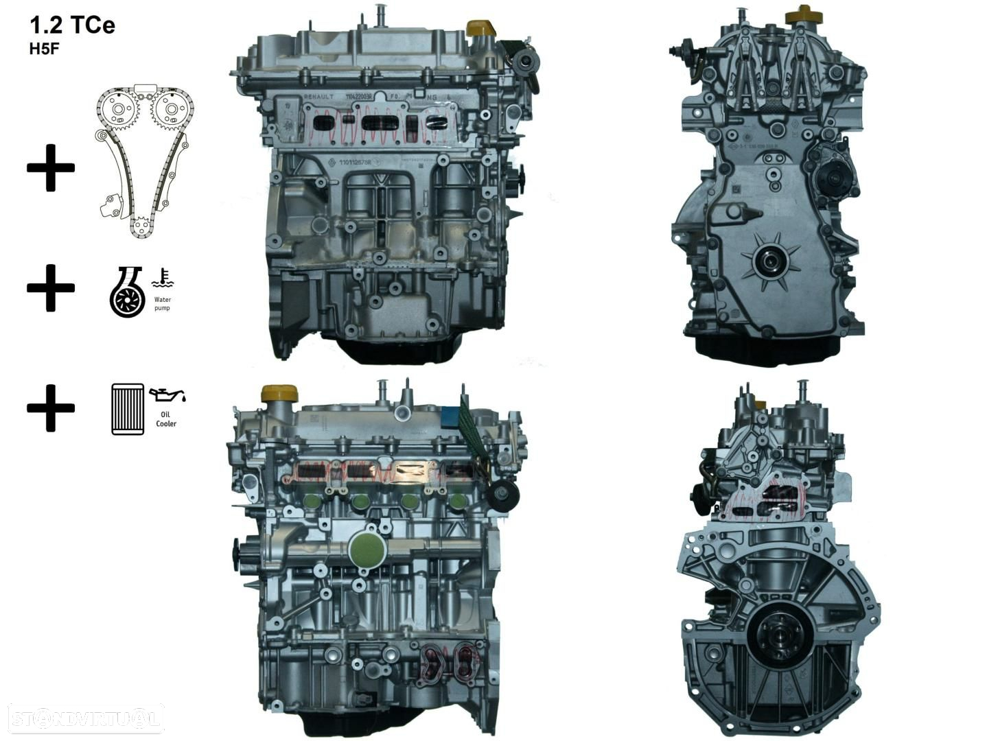 Motor  Reconstruído RENAULT KADJAR 1.2 TCe H5F - 7