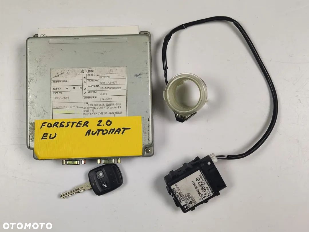 SUBARU FORESTER 2.0i Aut 2002-2008r Sterownik Silnika Immobilizer Kluczyk - 1