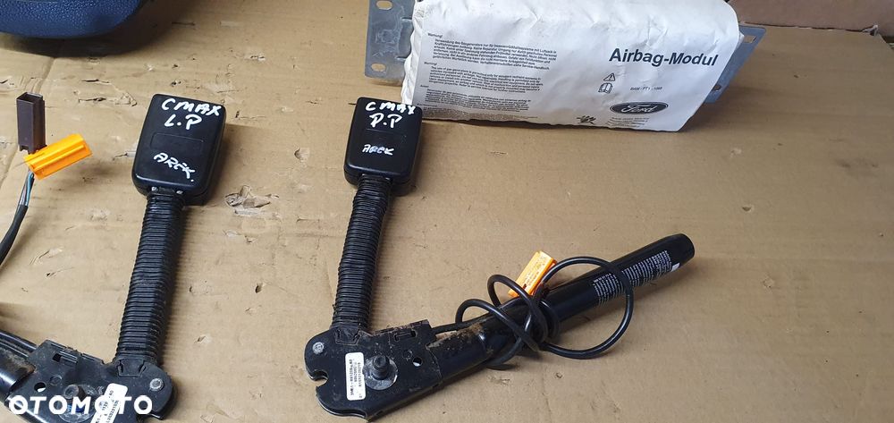 Poduszka konsoli kierowcy poduszki pasy sensor AIRBAG zestaw naprawczy Ford C-max - 9