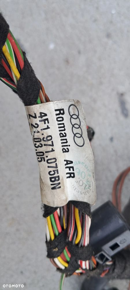 Wiązka Instalacja Lampy Lewy Przód Pompy ABS Audi A6 C6 4F1971075BN - 2