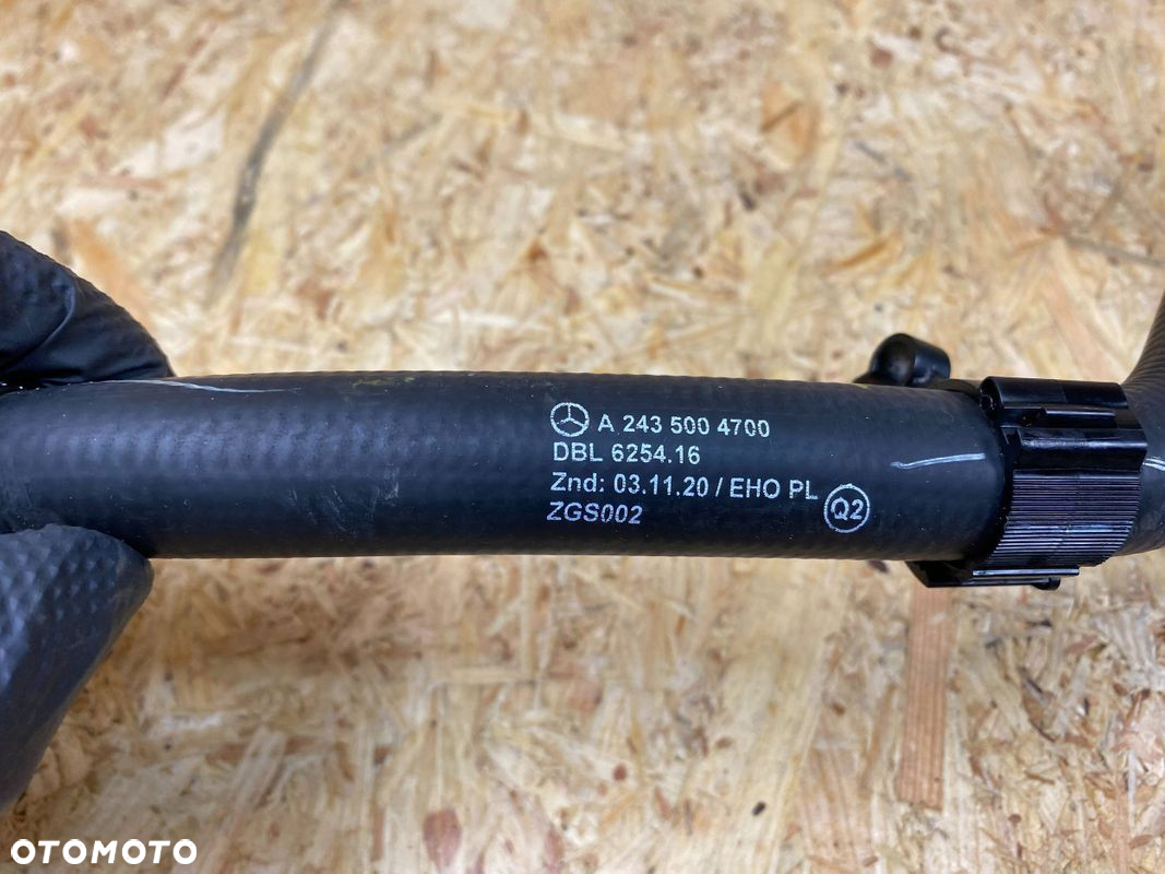 WĄŻ RURA PRZEWÓD WODY MERCEDES W177 W247 W118 H247 A2435004700 - 12
