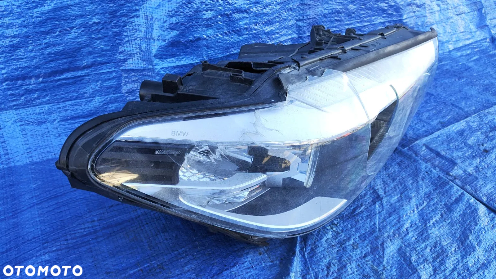 REFLEKTOR LAMPA PRAWY PRZÓD FULL LED DOŚWIETLENIE ZAKRĘTÓW 7439208 BMW 5 G30 G31 USA - 2