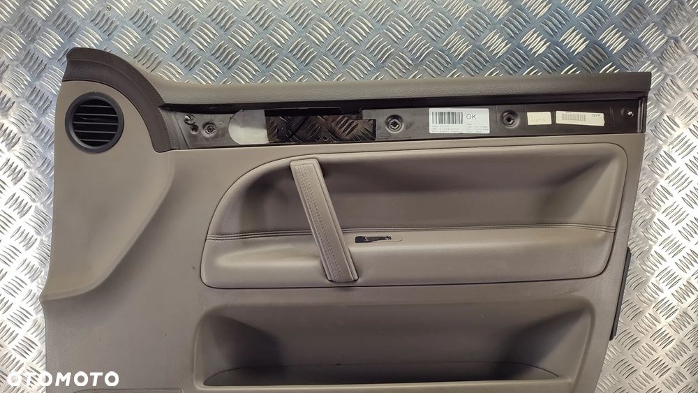 VW TOUAREG 7L 03-09R TAPICERKA BOCZEK DRZWI PRZOD PRAWY PASAZERA LATTE MACCHIATO 7L6867012 EK - 3