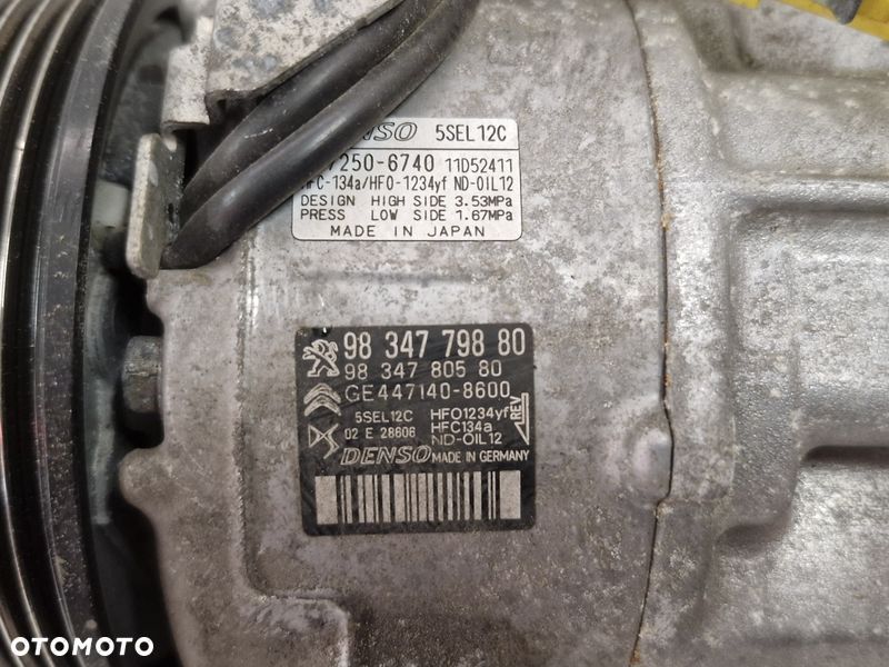 peugeot 2008 ii 2 1.2 thp kompresor sprężarka klimatyzacji 9834779880 - 9