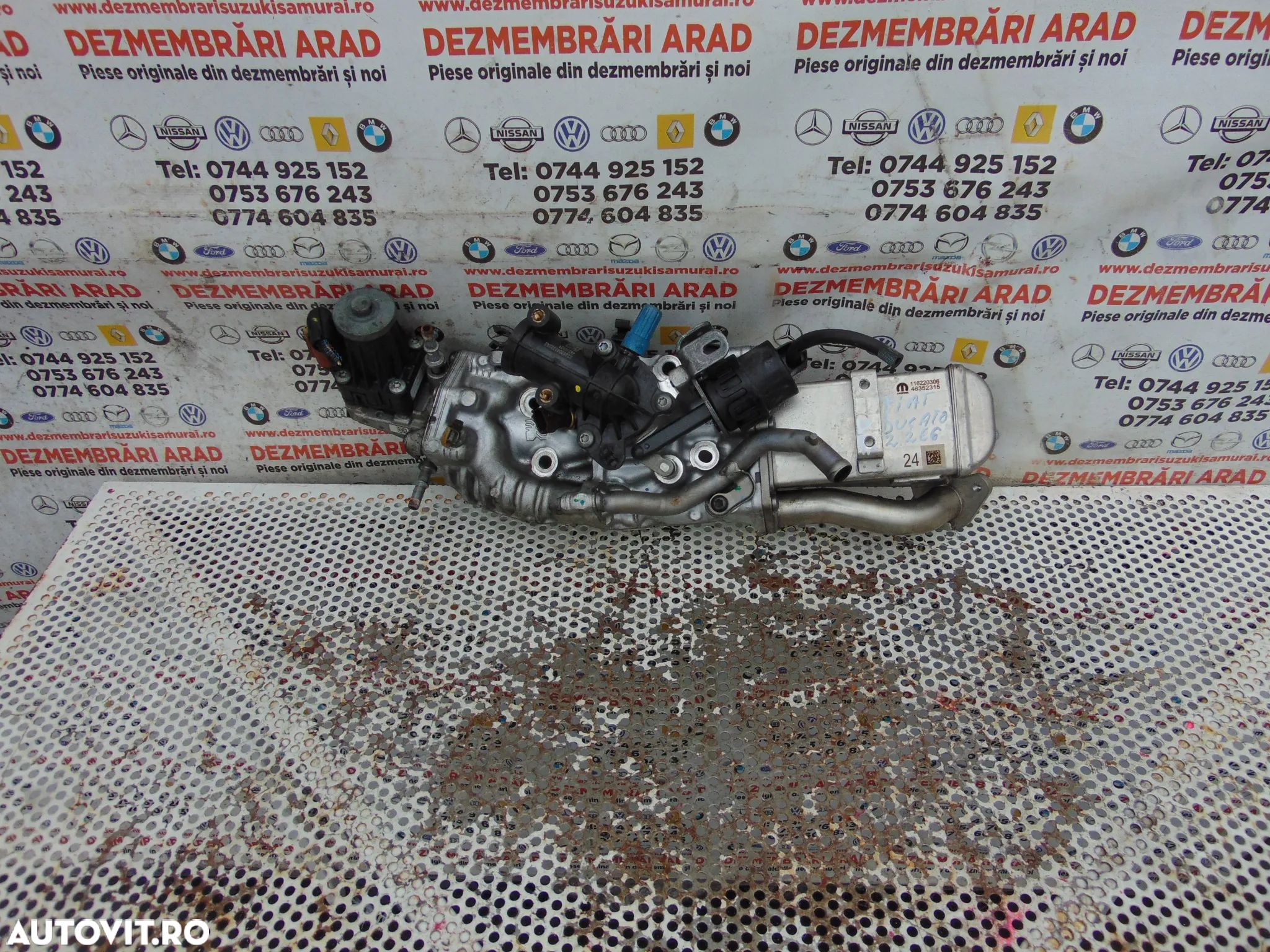 Racitor gaze Fiat Ducato 2.2 euro 6 an 2021-prezent cod 46352315 supapa egr - 1