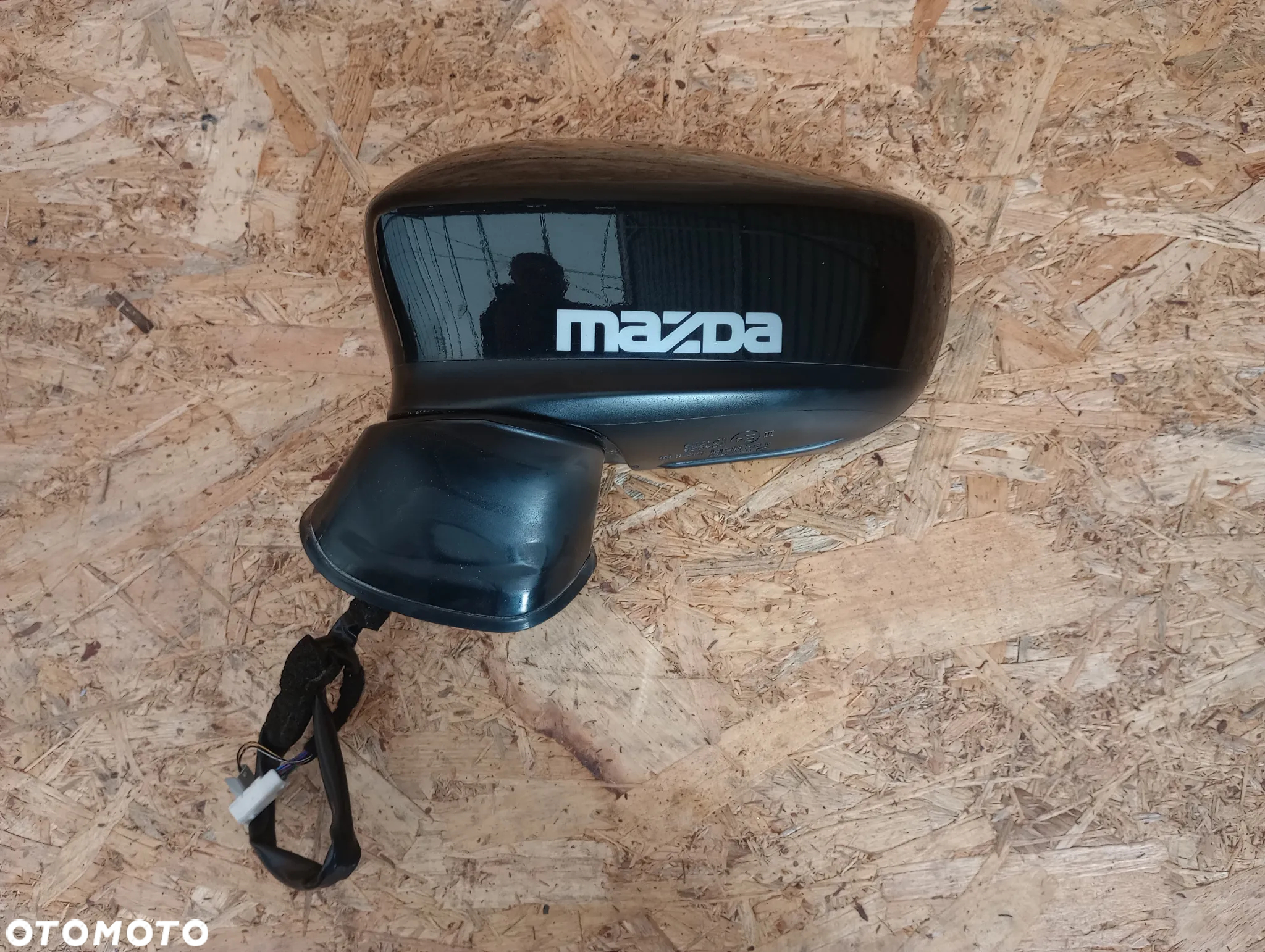 Mazda 3 III Lusterko Zewnętrzne Lewy Przód L.P. 2Kostki 10PIN Kol. 41W - 2