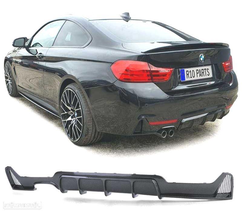 DIFUSOR BMW F32 F33 F36 LOOK M PERFORMANCE CARBONO - 1