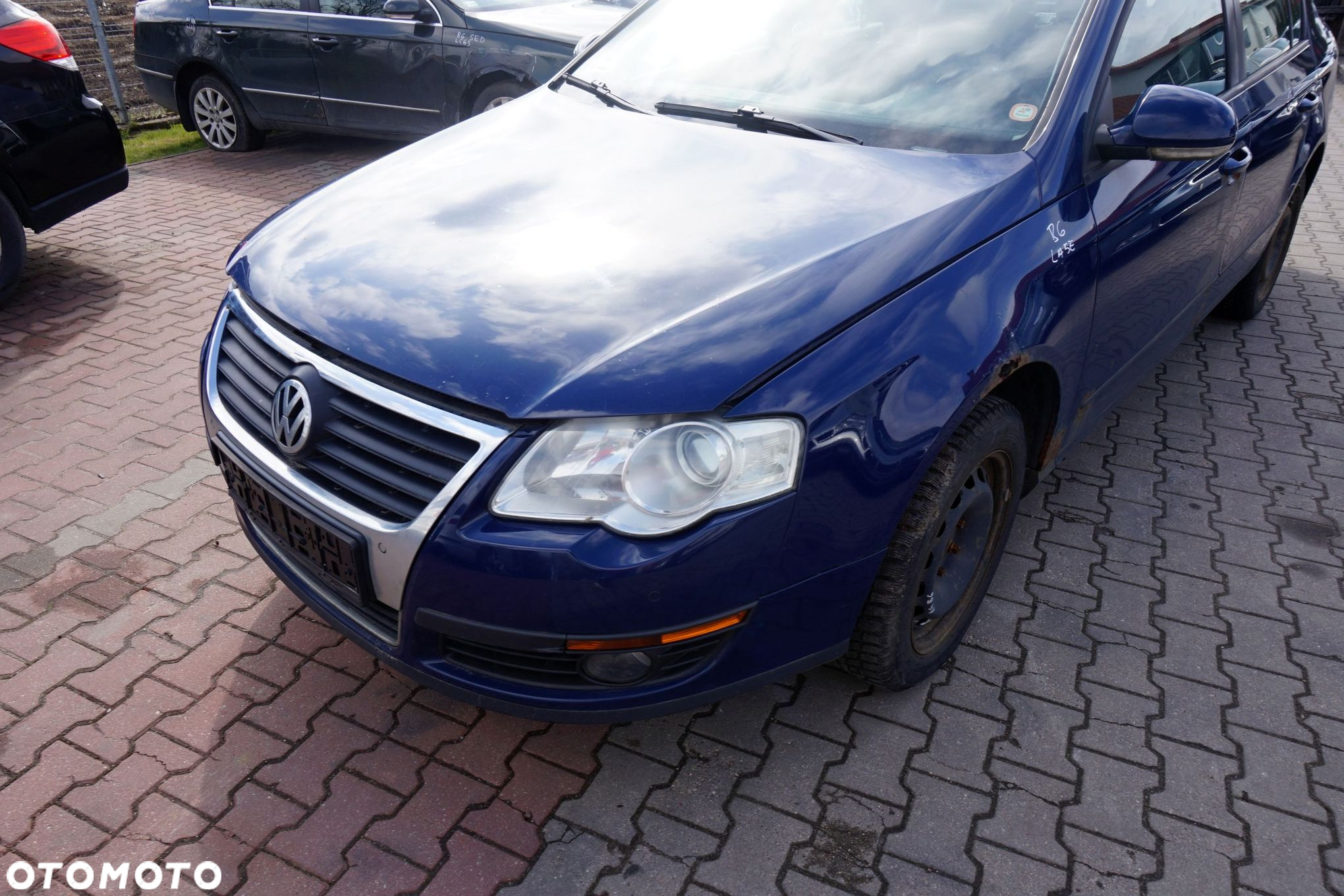 MASKA ZDERZAK BŁOTNIKI LAMPY PASSAT B6 LA5E PDC VOLKSWAGEN 2005-2010 GRANATOWY PRZÓD KOMPLETNY - 4