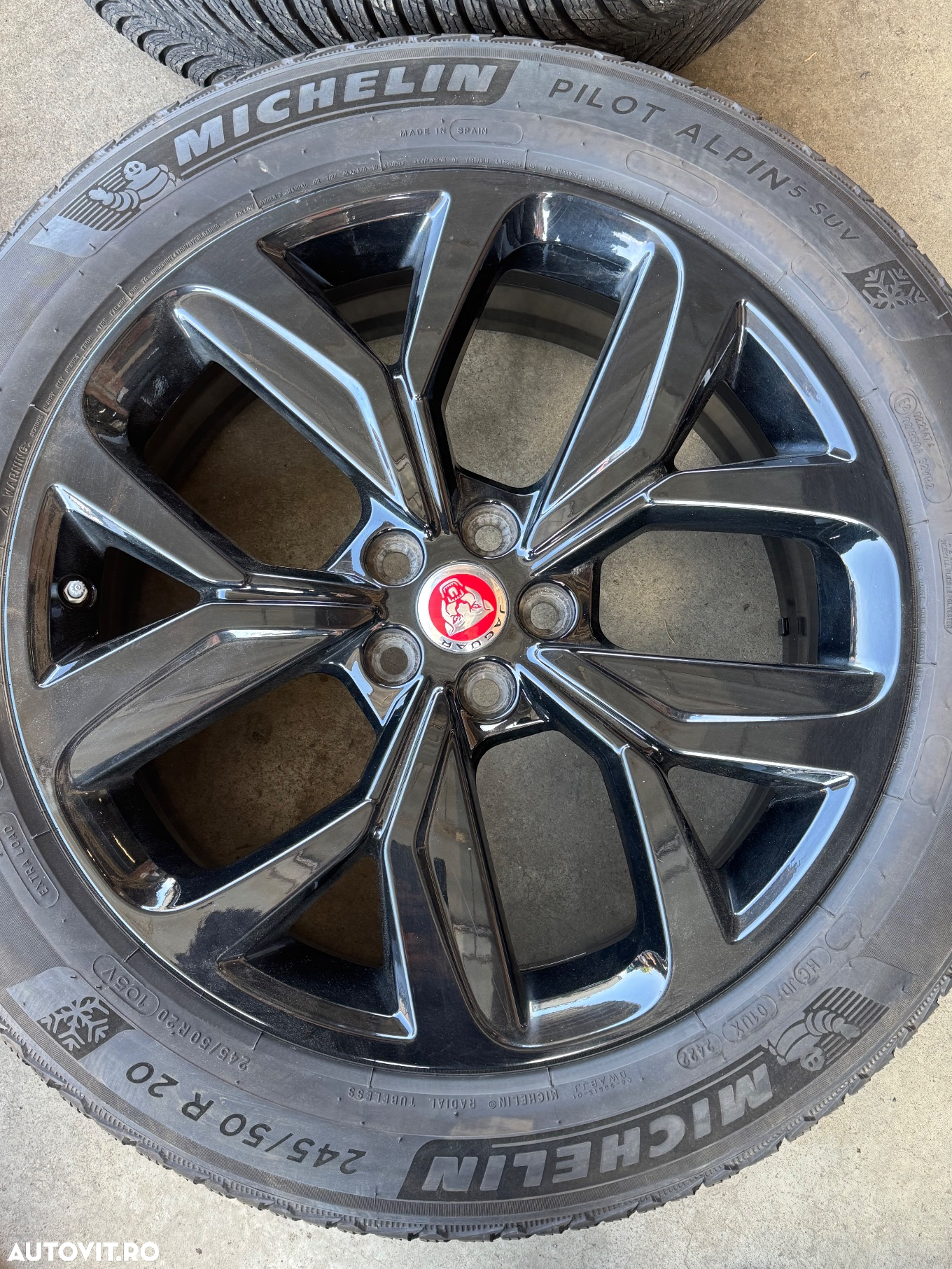 Vând jante originale Jaguar pe 20” cu anvelope de iarnă - 3