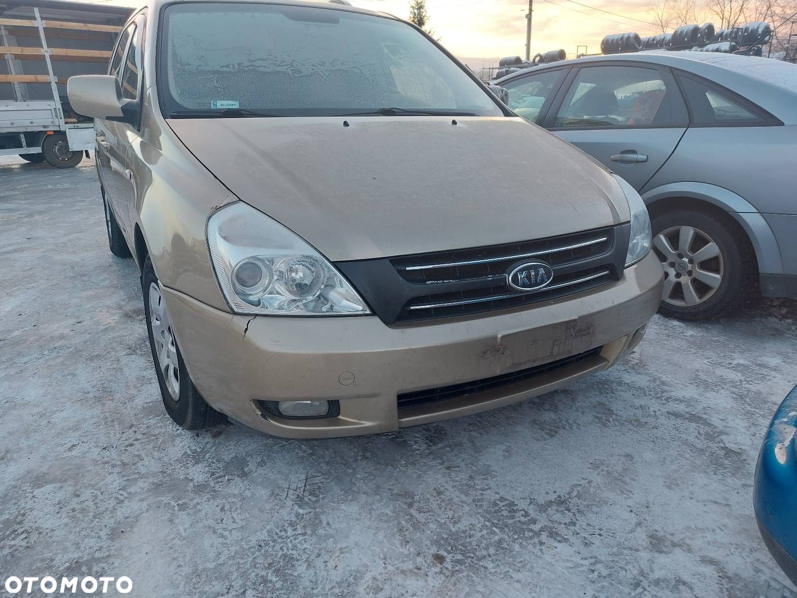 KOMPLETNY PRZÓD MASKA ZDERZAK BŁOTNIK KIA CARNIVAL II J9 - 1