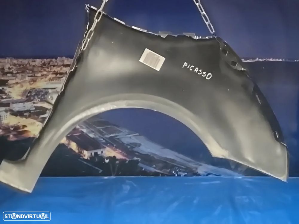 Guarda lama frente esquerda originais para Citroen C4 Picasso  2006 - 3