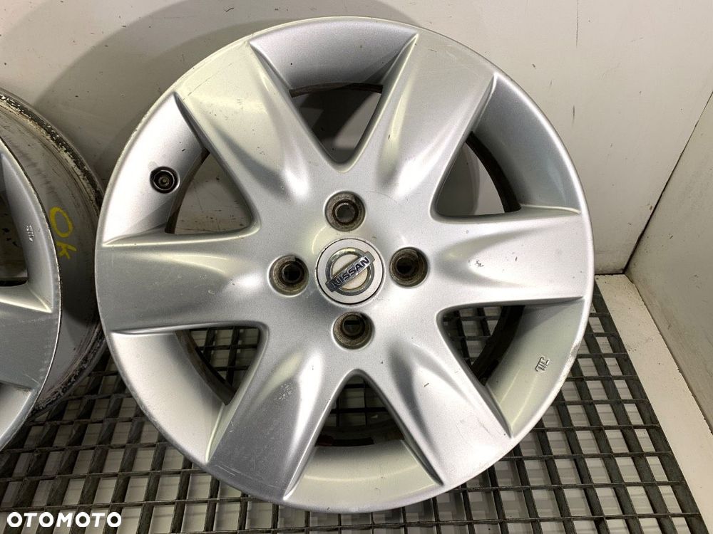 FELGI ALUMINIOWE KOMPLET 15 5.5J 4X100 CENTR 60,1 ET50 - 800.00 PLN - NISSAN - 8